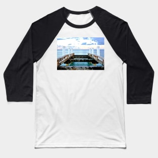 Sunset Pier at Grace Bay Baseball T-Shirt